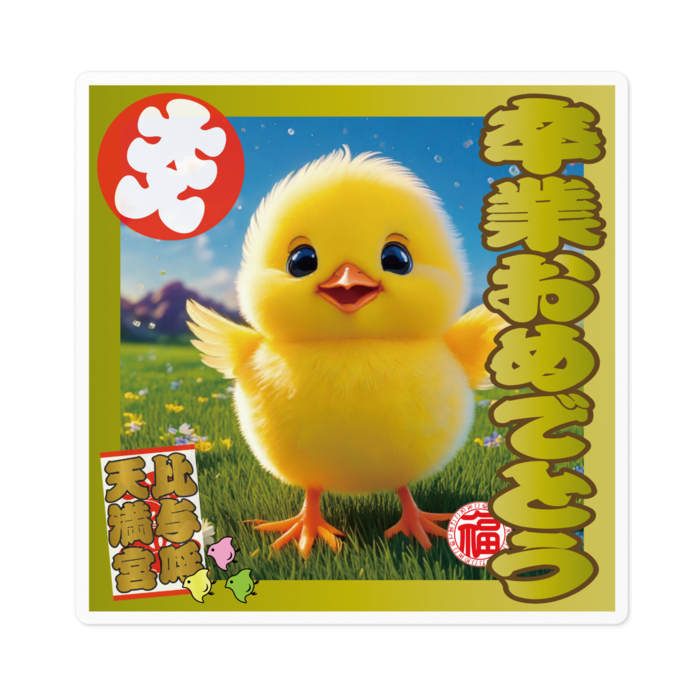 ステッカー - 100 x 100 (mm)