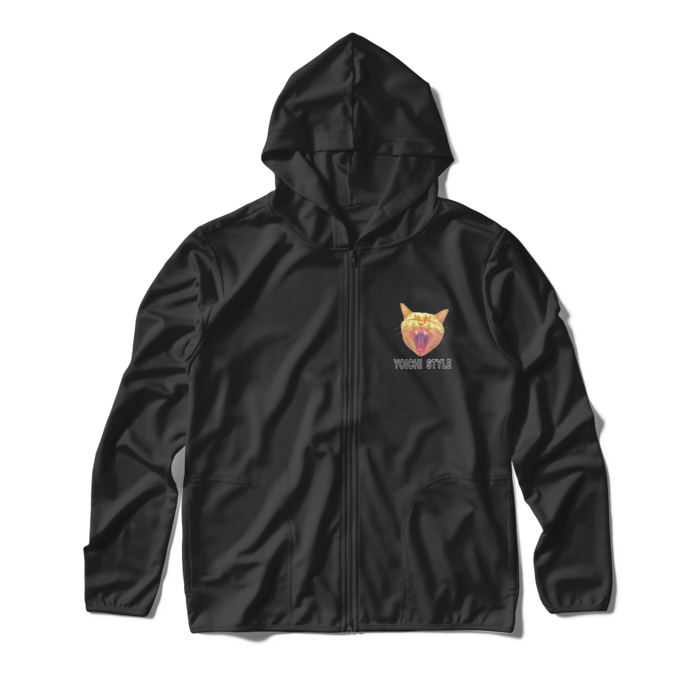 ジップパーカー - M - ブラック