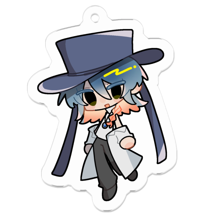 アクリルキーホルダー - 50 x 50 (mm)