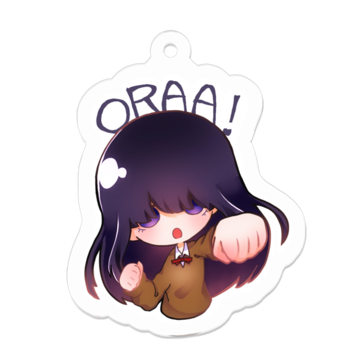 アクリルキーホルダー - 50 x 50 (mm)