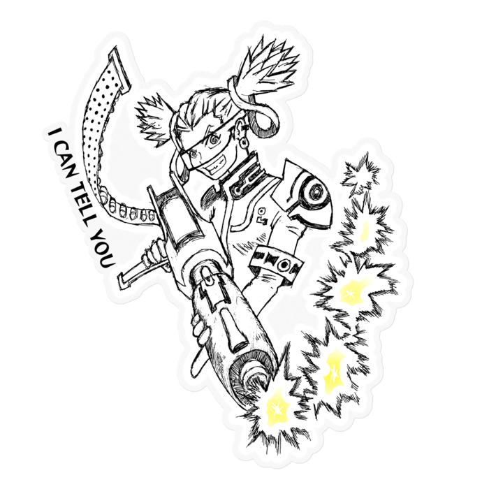 ステッカー - 160 x 160 (mm)