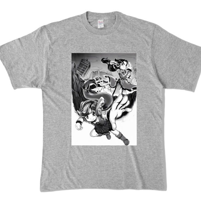 カラーTシャツ - XL - 杢グレー (濃色)