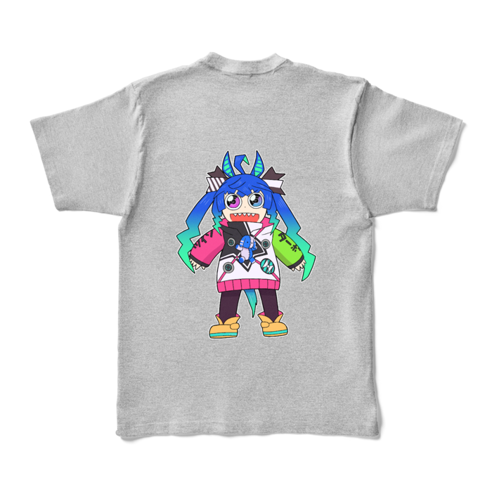 カラーTシャツ - XL - 杢グレー (濃色)