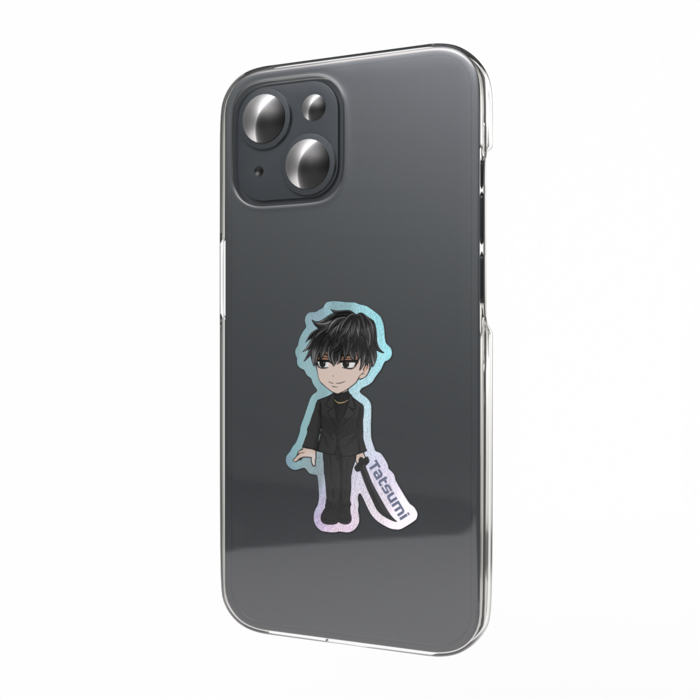 【２】オーロラスマホステッカー/辰巳