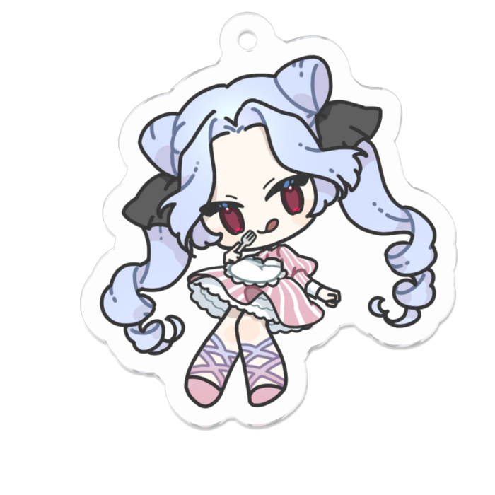 アクリルキーホルダー - 50 x 50 (mm)