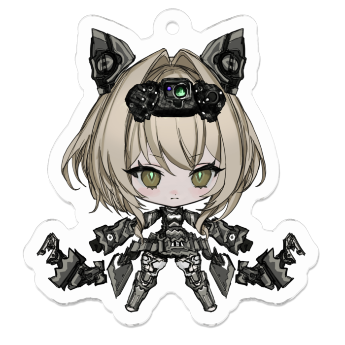 アクリルキーホルダー - 50 x 50 (mm)