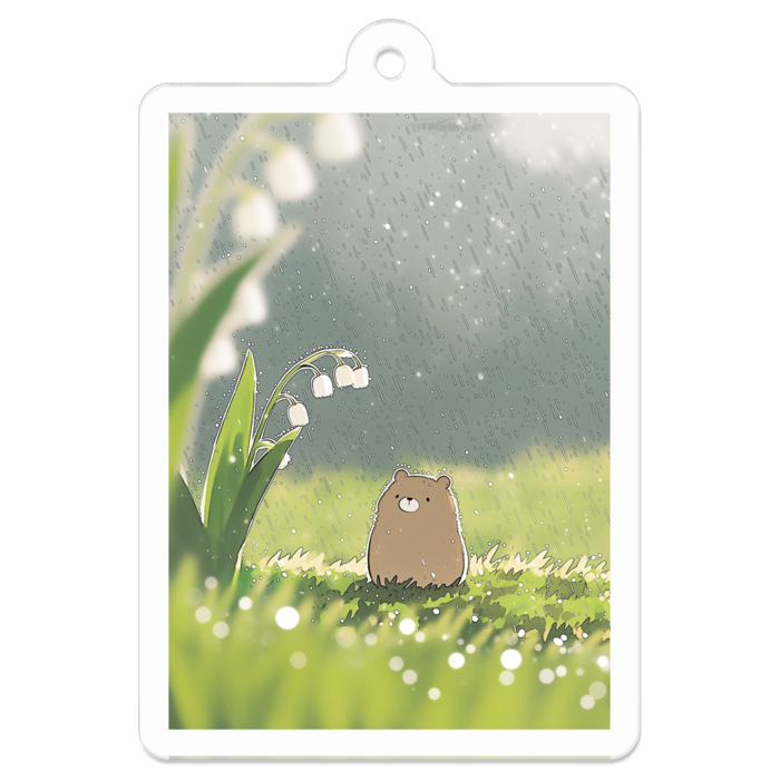アクリルキーホルダー - 50 x 50 (mm)