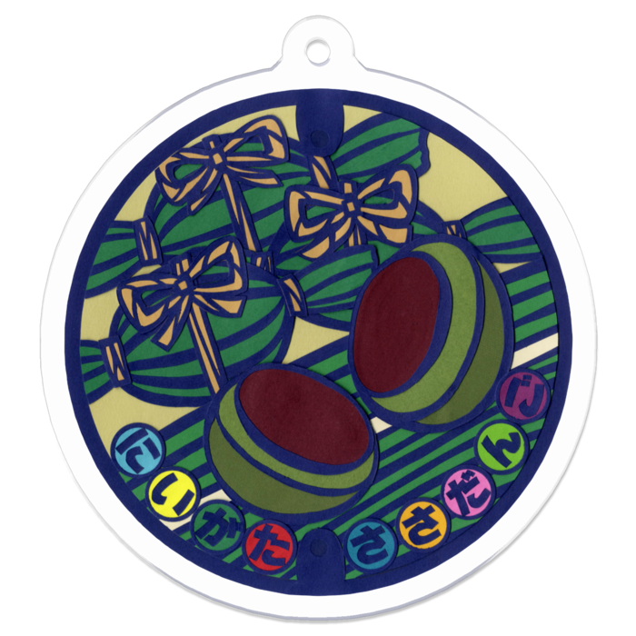 アクリルキーホルダー - 50 x 50 (mm)