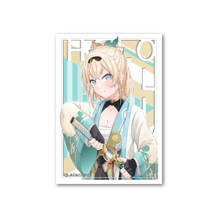 フォト風カード - 縦 - 両面　風真いろは