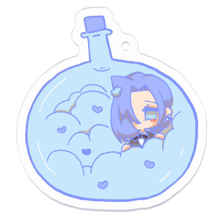 アクリルキーホルダー - 50 x 50 (mm)