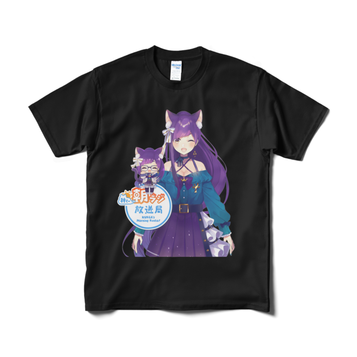 神城くれあ生誕記念サイン入り臣下Tシャツ - M - ブラック
