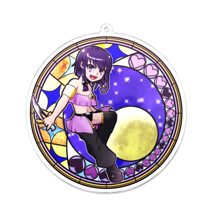 アクリルキーホルダー - 100 x 100 (mm)