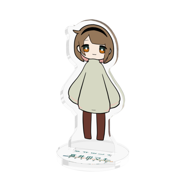 デフォルメダマキさん 50x50mm(真顔)