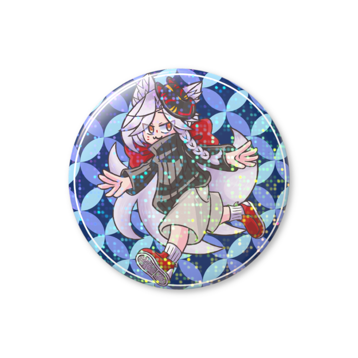 ホログラム缶バッジ 56mm