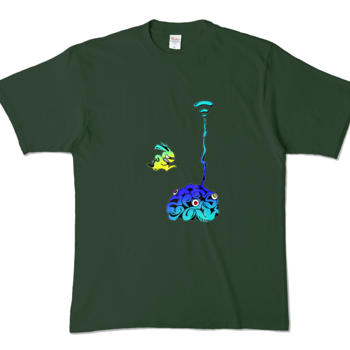 カラーTシャツ - XL - フォレスト (濃色)(1)