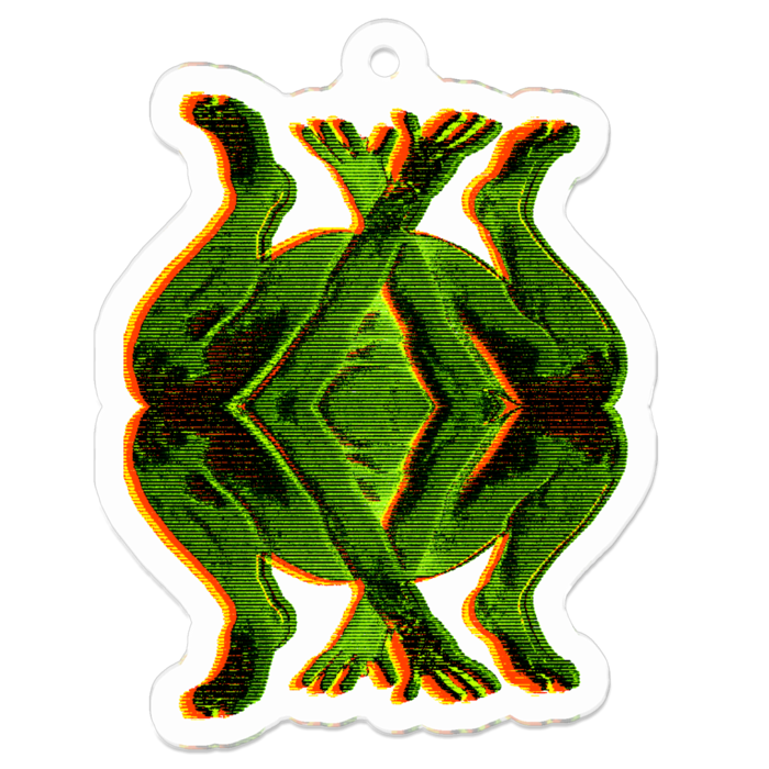 アクリルキーホルダー - 50 x 50 (mm)