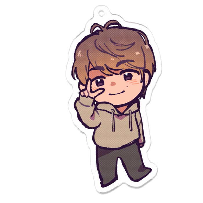 アクリルキーホルダー - 70 x 70 (mm)