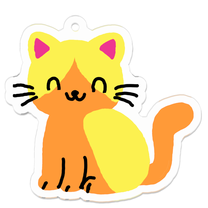 アクリルキーホルダー - 50 x 50 (mm)