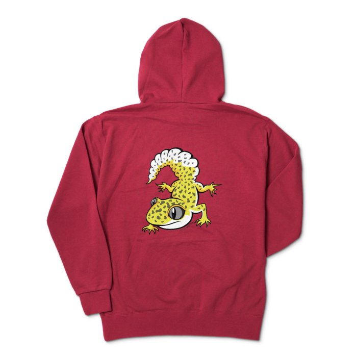 ジップパーカー - XL - バーガンディ