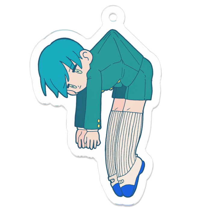 アクリルキーホルダー（コーティング） - 50 x 50 (mm)