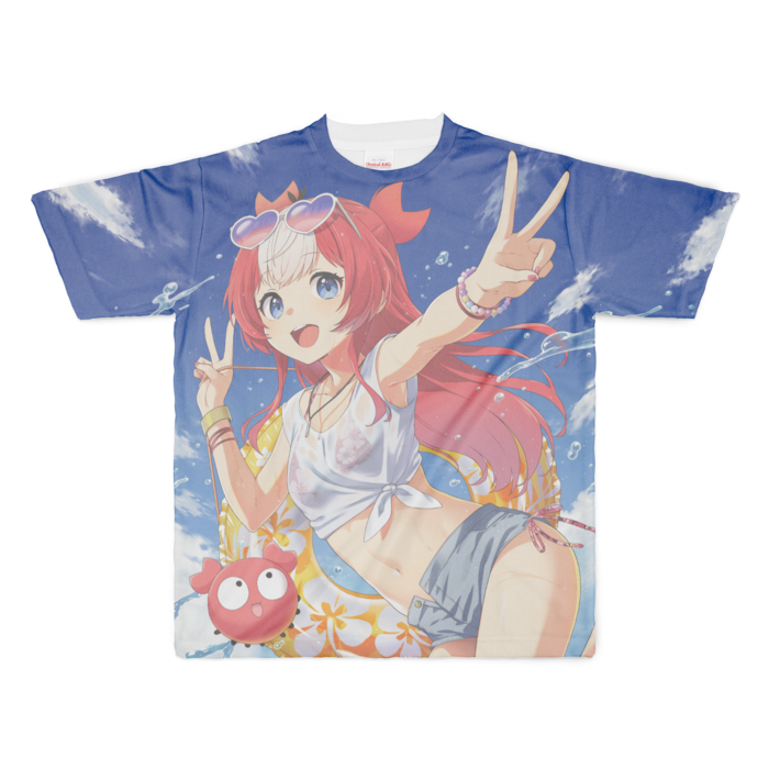 フルグラフィックTシャツ - XL - 両面印刷