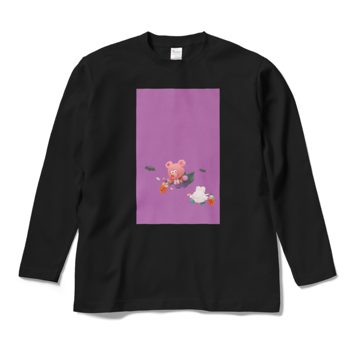 ロングスリーブTシャツ - M - ブラック