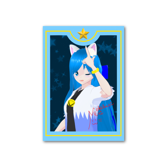 フォト風カード(夏服)