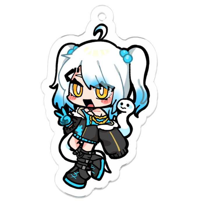 アクリルキーホルダー（コーティング） - 50 x 50 (mm)