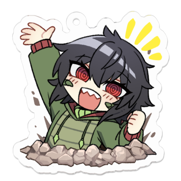 アクリルキーホルダー - 50 x 50 (mm)