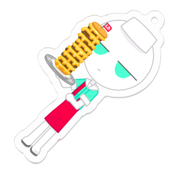 アクリルキーホルダー - 50 x 50 (mm)