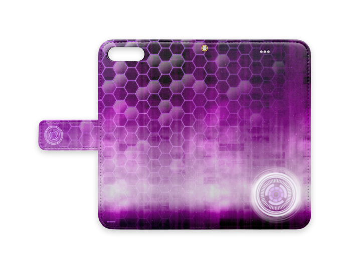 【手帳型iPhone7/8 Plus用カバー】CyberModel_purple