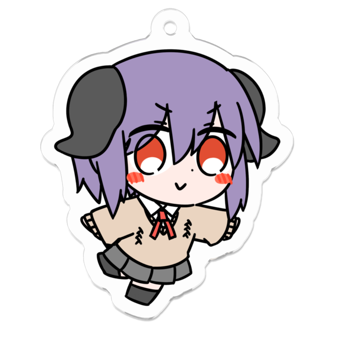 アクリルキーホルダー - 50 x 50 (mm)