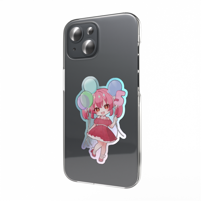 オーロラスマホステッカー - W55 × H91mm 以内