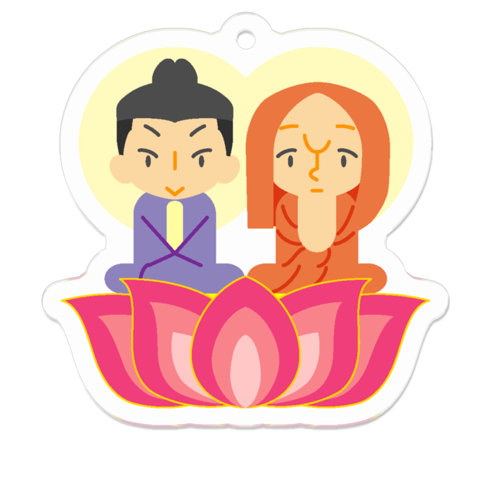 アクリルキーホルダー - 50 x 50 (mm)