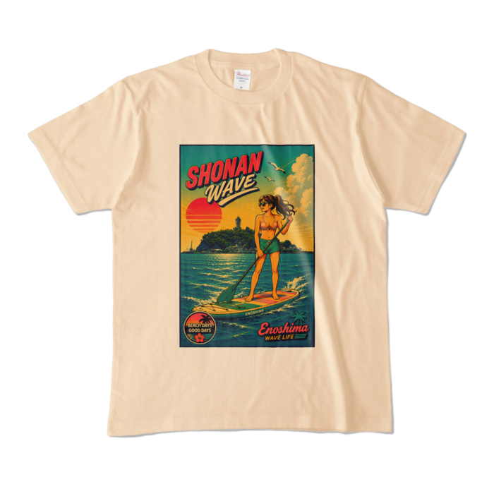 カラーTシャツ - M - ナチュラル (淡色)