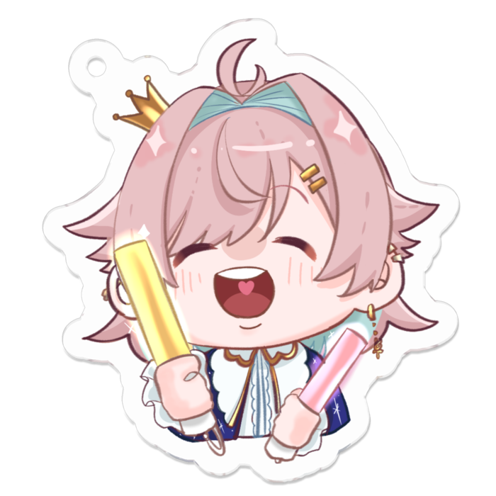 アクリルキーホルダー - 50 x 50 (mm)