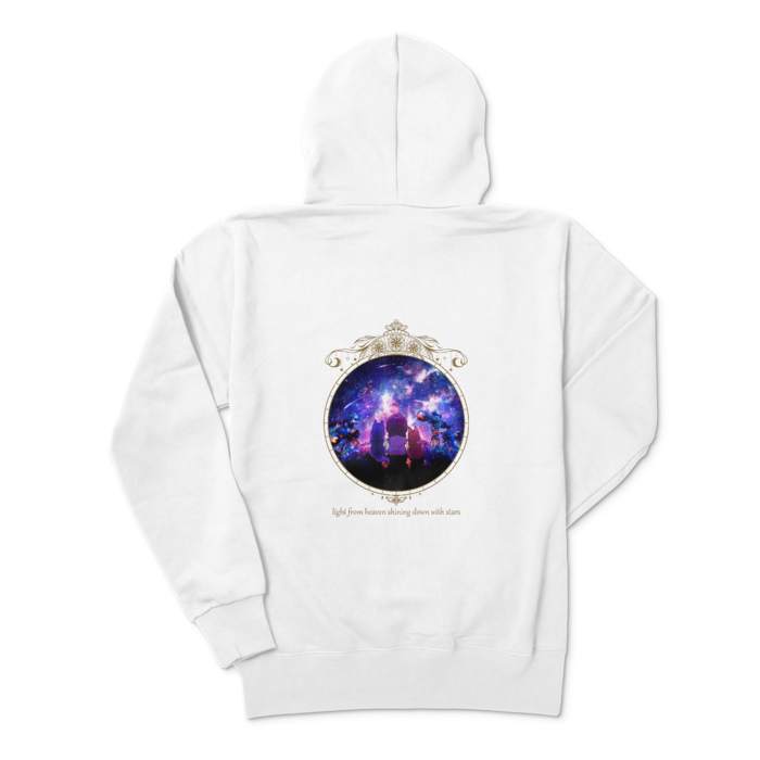 ジップパーカー - M - ホワイト