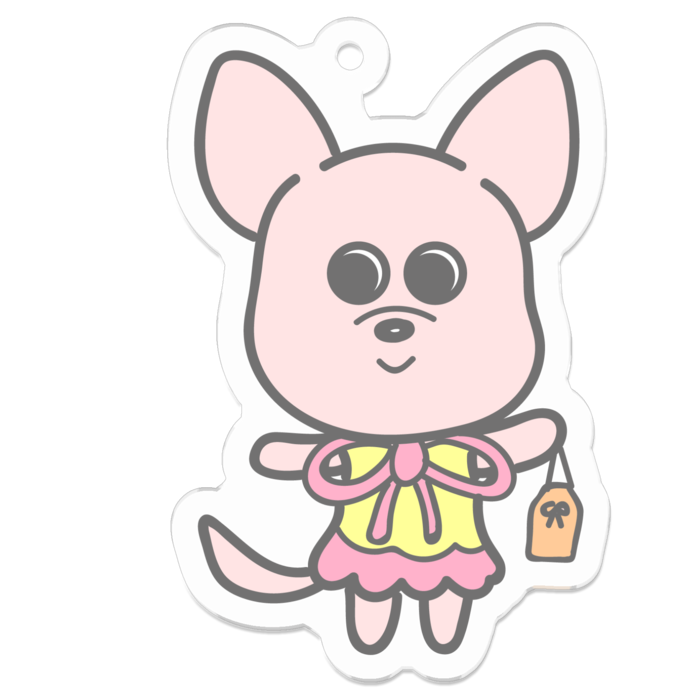 アクリルキーホルダー - 50 x 50 (mm)