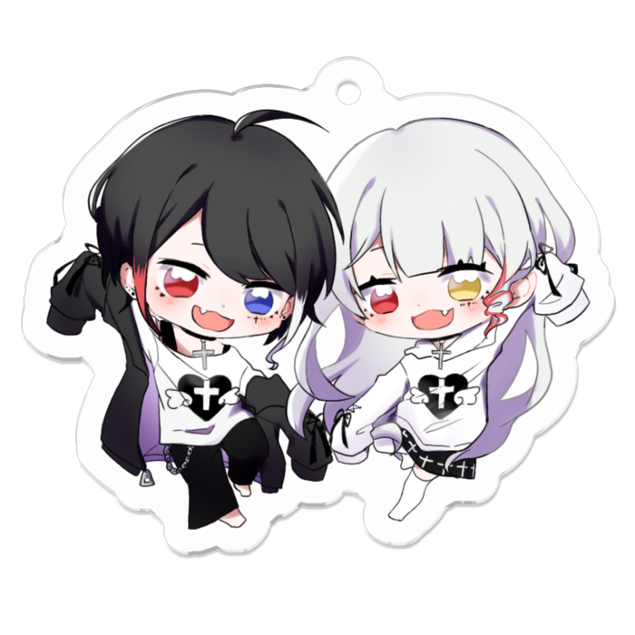 アクリルキーホルダー - 50 x 50 (mm)