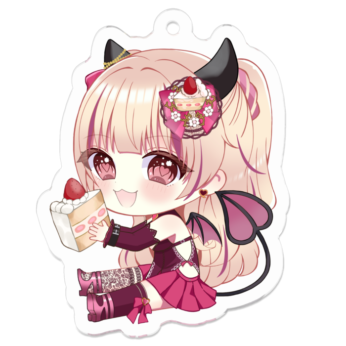 アクリルキーホルダー(コーティング) - 50 x 50 (mm)