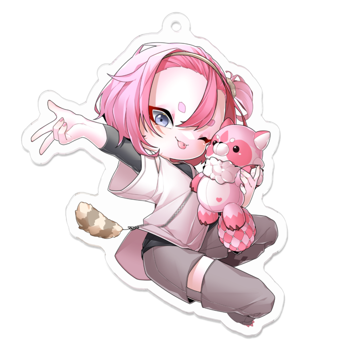 アクリルキーホルダー - 70 x 70 (mm)