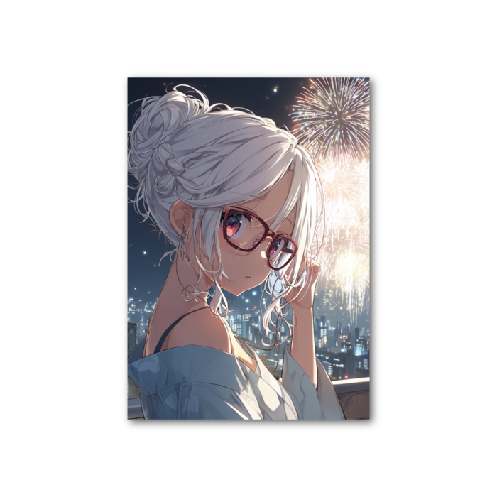 フォト風カード - 縦 - 片面