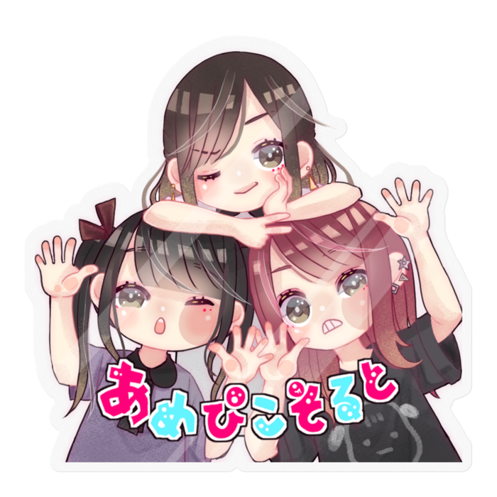 ステッカー - 100 x 100 (mm)