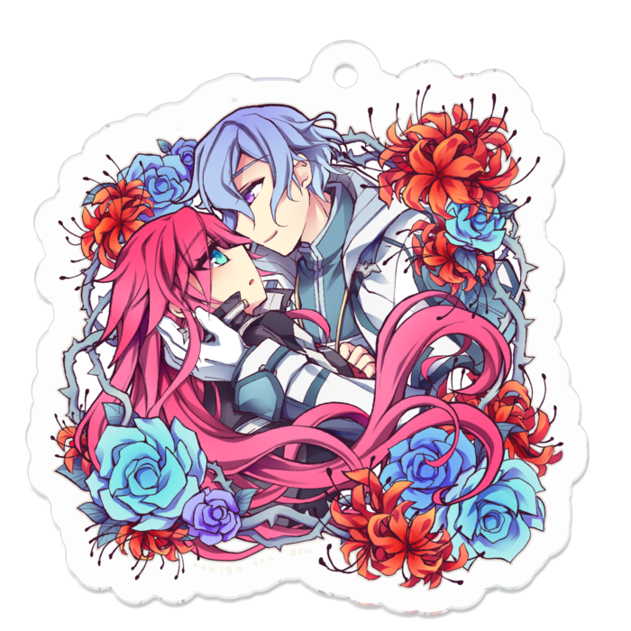 アクリルキーホルダー - 50 x 50 (mm)