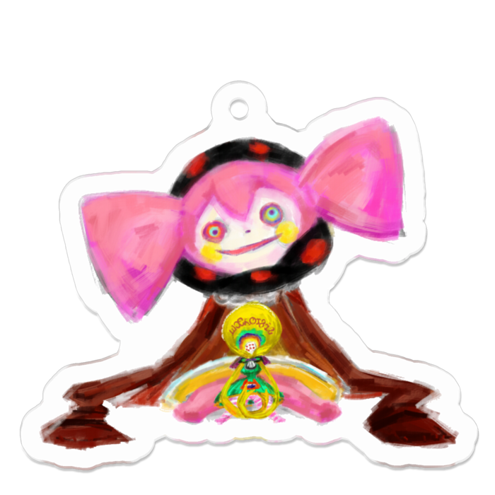 アクリルキーホルダー - 50 x 50 (mm)