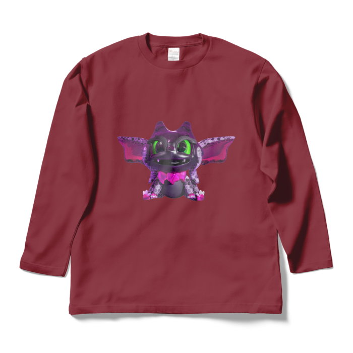 ロングスリーブTシャツ - L - バーガンディ