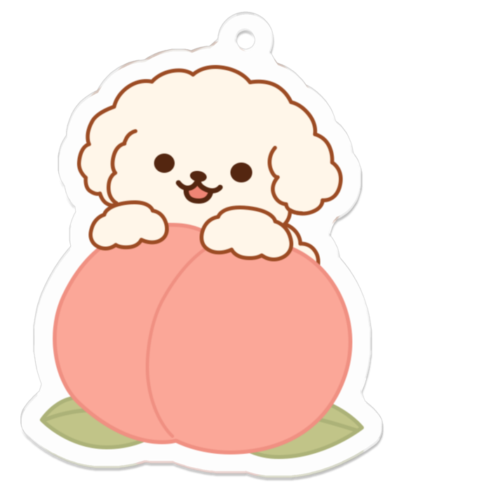 アクリルキーホルダー - 50 x 50 (mm)