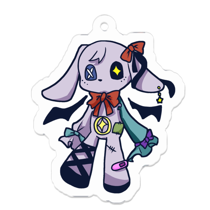 アクリルキーホルダー - 50 x 50 (mm)