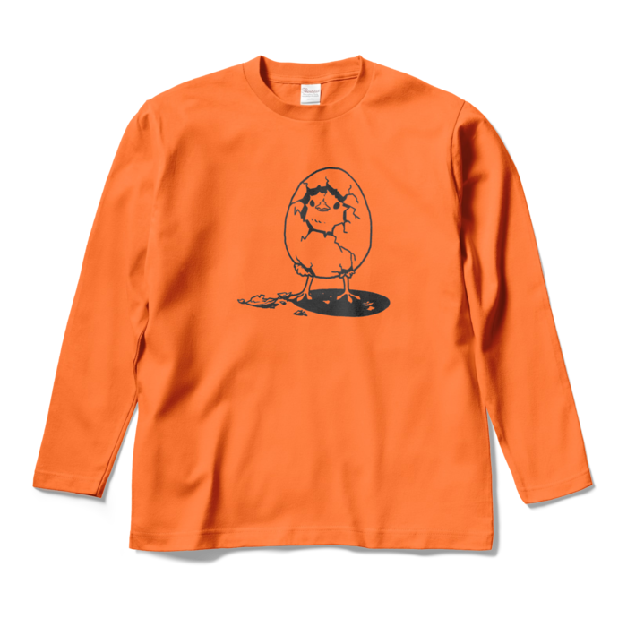 ロングスリーブTシャツ - M - オレンジ