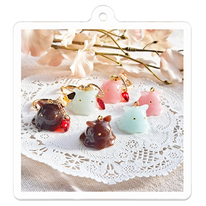 アクリルキーホルダー - 50 x 50 (mm)